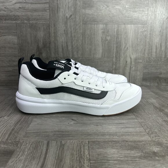 Vans Ultra Range EXO Men's 8/Women's 9.5 White Black Skate Shoes - Picture 1 of 8